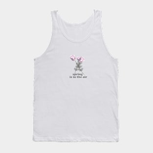 Spring is in the air, floral, flowers, leaves, botanical, pattern, decor, art, TeePublic Tank Top